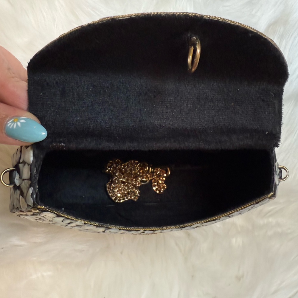 RAMLA Handmade Mosaic Clutch Shoulder Bag - Picture 8 of 9